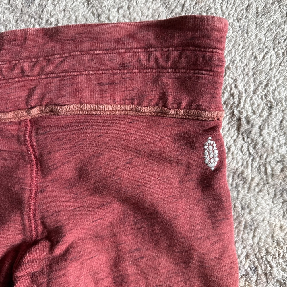 Free People Movement Mid Rise Kyoto Leggings Orange XS - Picture 4 of 5